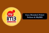 Cara Membeli Paket Yellow di MyIM3