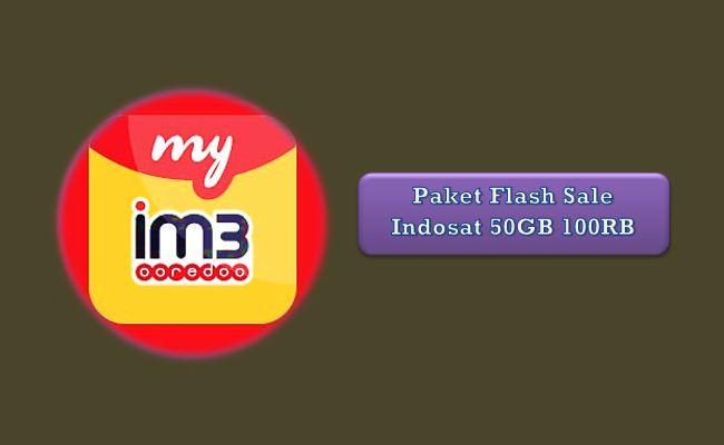 Paket Flash Sale Indosat 50GB 100RB