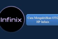 Cara Mengaktifkan OTG HP Infinix