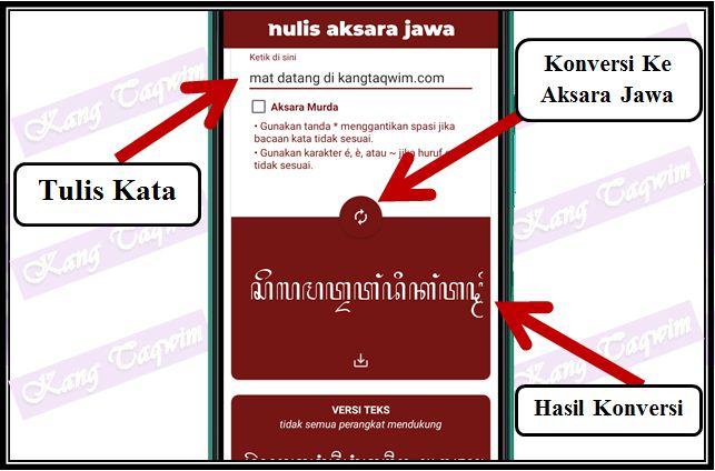 Konversi Aksara Jawa