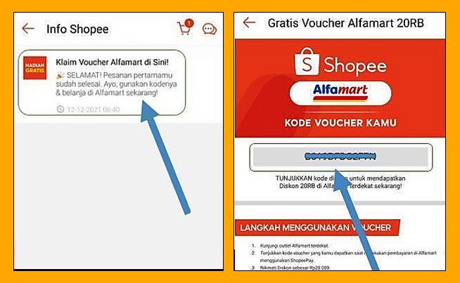 Cara Cek Voucher Alfamart di Shopee